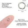 2000Pcs 4/5/6/7/8/9/10mm Stainless Steel Open Jump Rings Strong Split Ring Connectors for Necklace Bracelet Jewelry Accessories