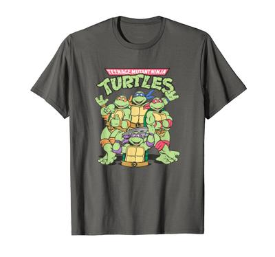 Teenage Mutant Ninja Turtles Group Shot Classic Vintage T-Shirt