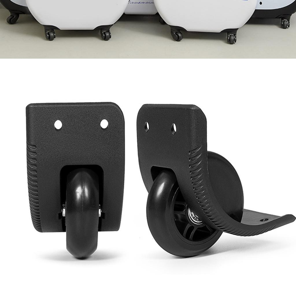 1 Paar Gepäck Schwenkräder Koffer Räder Ersatz Lenkrolle Trolley Koffer Gepäckräder für Gepäck