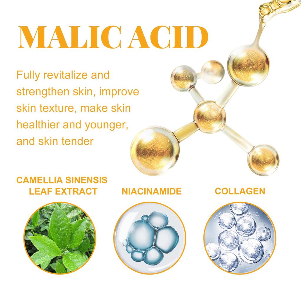 OUHOE Fruit Acid Facial & Body Serum Series Hydrates & Moisturizes Nourishes & Brightens Fades Dark Spots Suitable for Whole Body 100ml