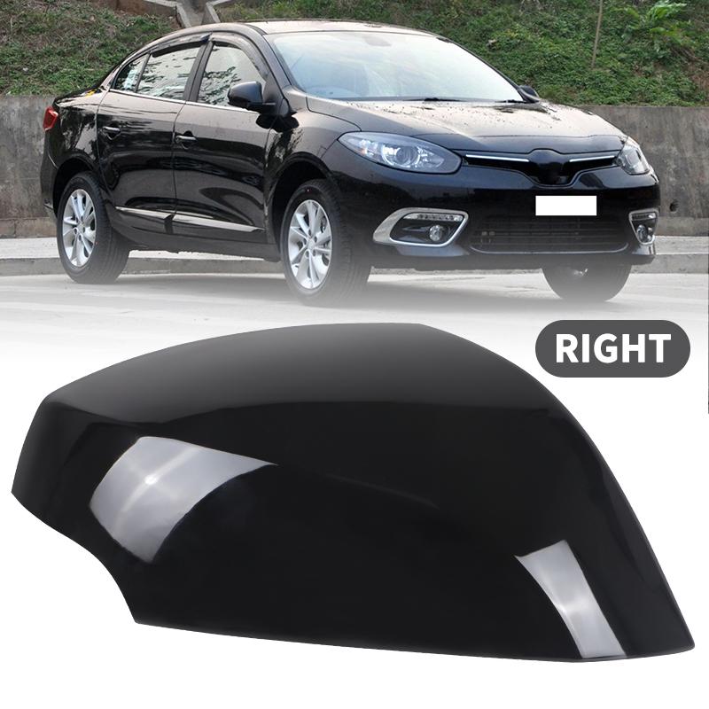 Glossy Black Left Right Rearview Side Mirror Cover For Renault Megane 3 MK3 III 2008-2015 Door Wing Rear View Mirror Cap Shell