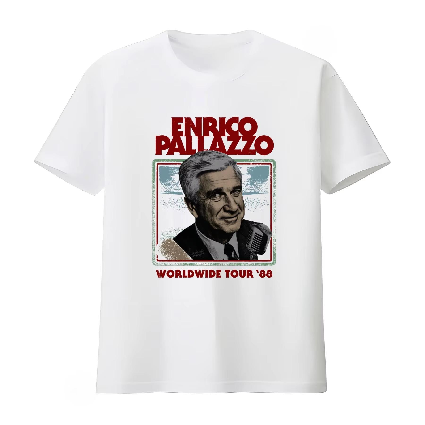 Enrico Pallazzo Worldwide Tour 88 TShirt Vintage Style Retro Design Perfect For Music Fans Unisexs Unisex 2026 Summer New T Shirt S