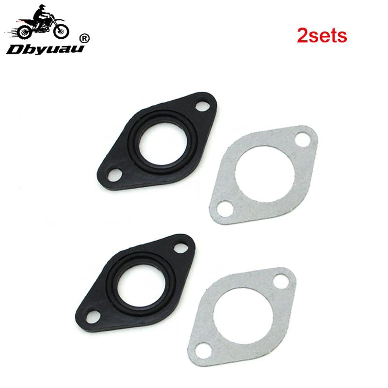 Dbyuau 19mm / 20mm Carburetor Manifold Intake Pipe Gasket Spacer Seal For Pit Dirt Bike ATV Quad