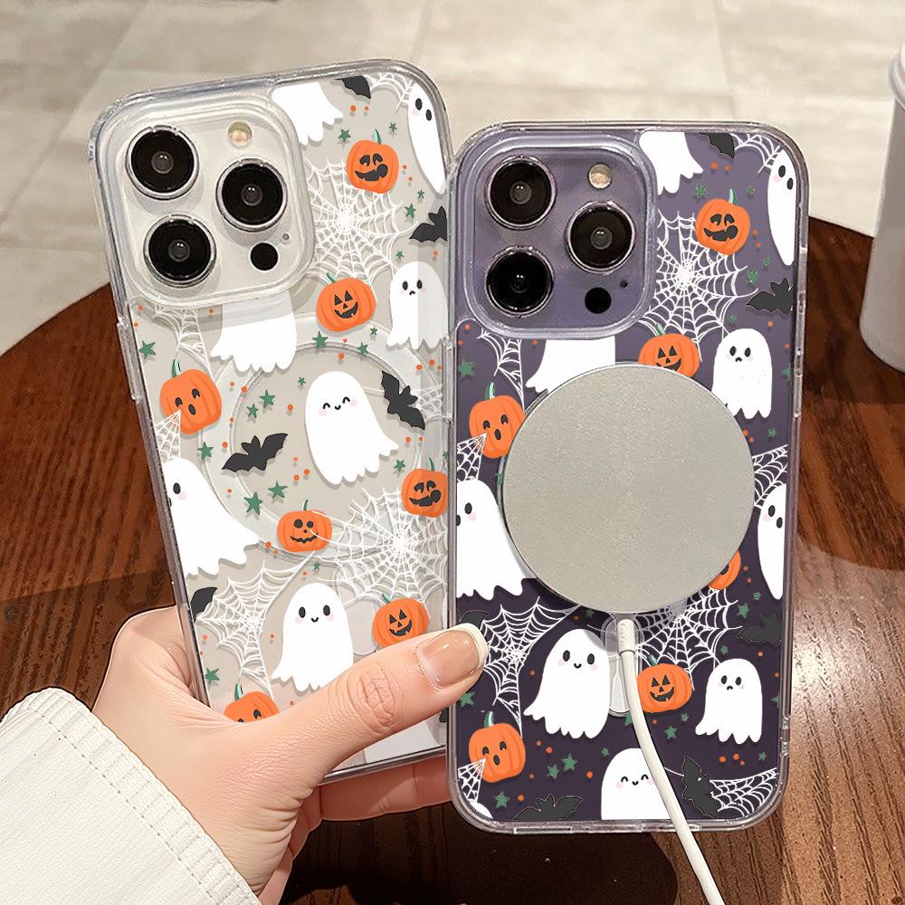 Apple 17ProMax/13ProMax Ghost Halloween Hard Phone Case