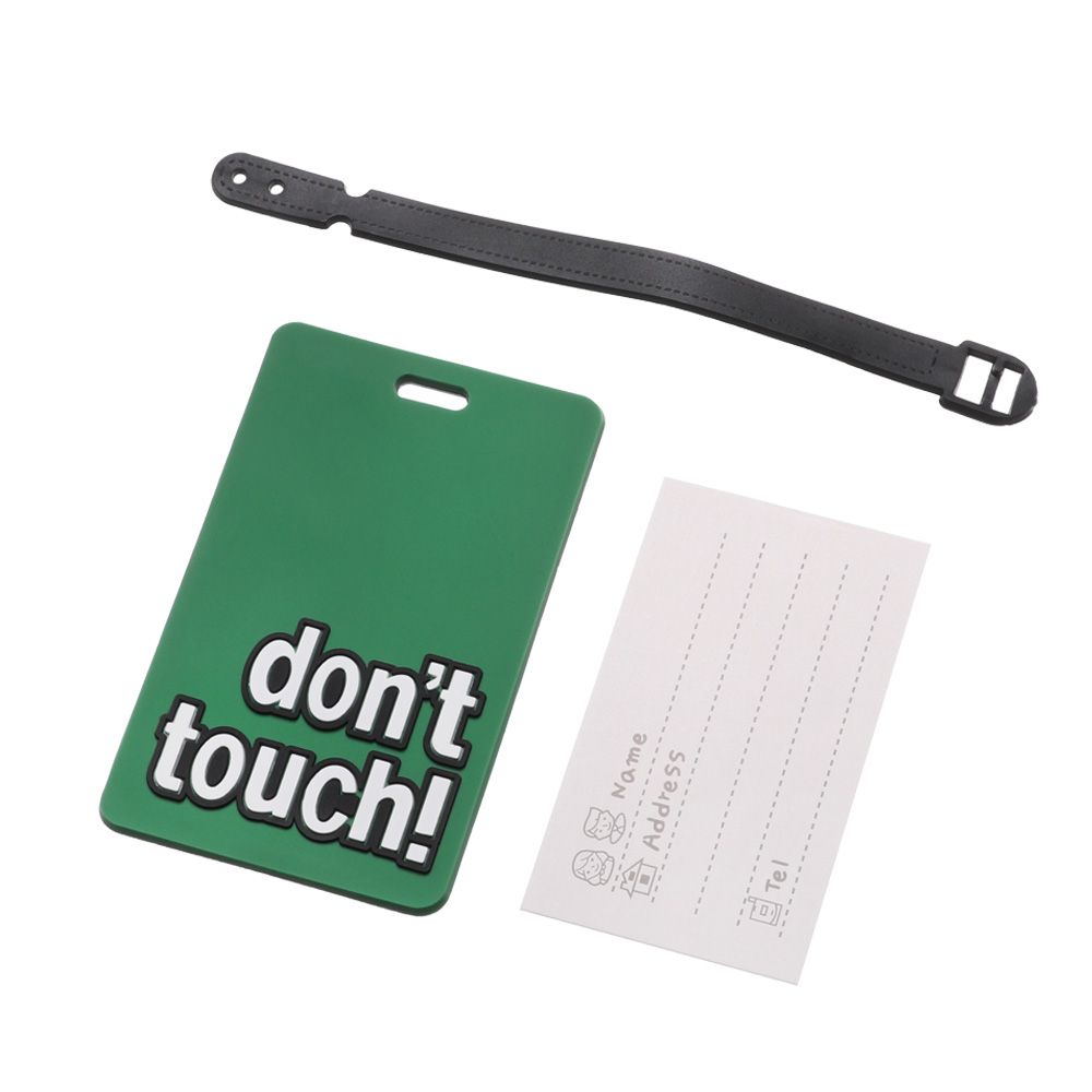 Travel PVC Baggage Boarding Label Portable Luggage Tag Travel Tag Creative Letter Baggage Holder