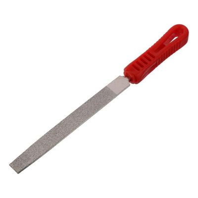 6 Zoll Diamant-Nadelfeilen Diamantbeschichtete Feilengriffe Langlebige Flachfeile Marmor