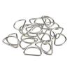Alloy Dee Rings D Shaped Buckle Craft Supplies DIY Accessories for Belts Bags and Leather Harness Projects