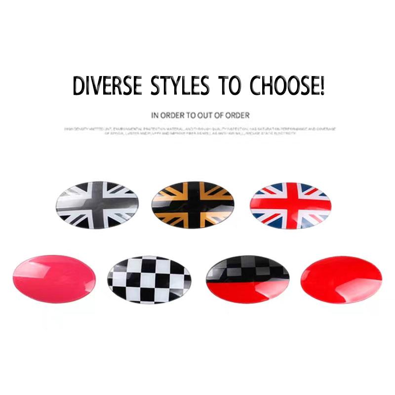 2PCS Car Gear Shift Cover Stickers Decals Styling Modification Accessories For MINI Cooper F56 F55 F54 F57 F60 COUNTRYMAN