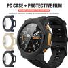 Tempered Glass Case For Amazfit T REX 3Pro 44mm Screen Protector Hard PC Bumper Protective Cover for T-REX3Rro 48mm Accessories