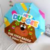 Hey Duggee  Pattern, Automatic Folding Umbrella, Portable and Foldable Design, 8 Ribs, a Christmas or Birthday Gift.