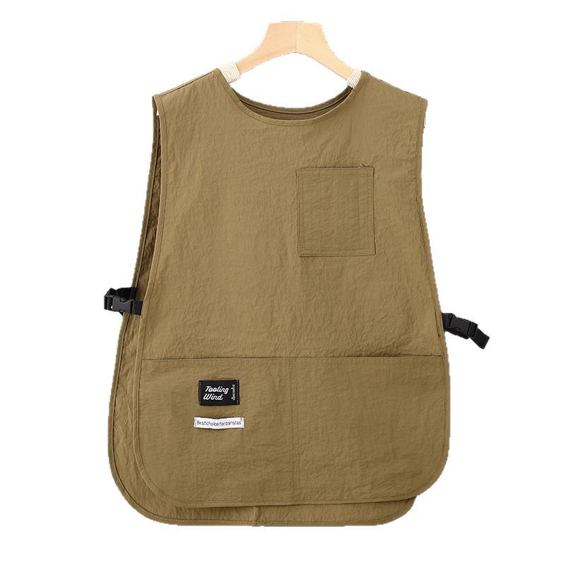 Wasserdichte, fleckenabweisende Schürze im japanischen Stil für Backen, Catering und Nageldesigner