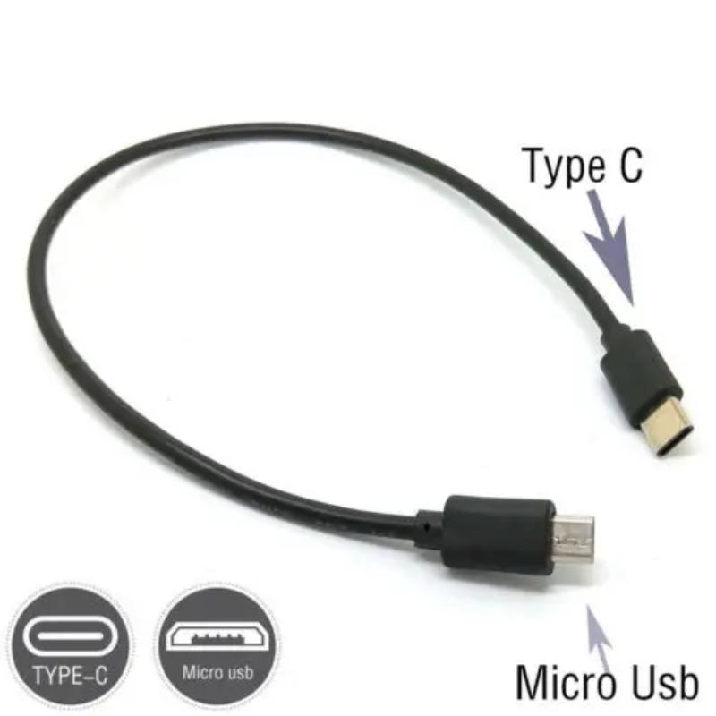 

Кабель Type C — Micro USB, кабель-адаптер USB Type-C для быстрой зарядки Samsung MacBook Pro OTG, мобильный телефон, кабель Micro USB 30cm