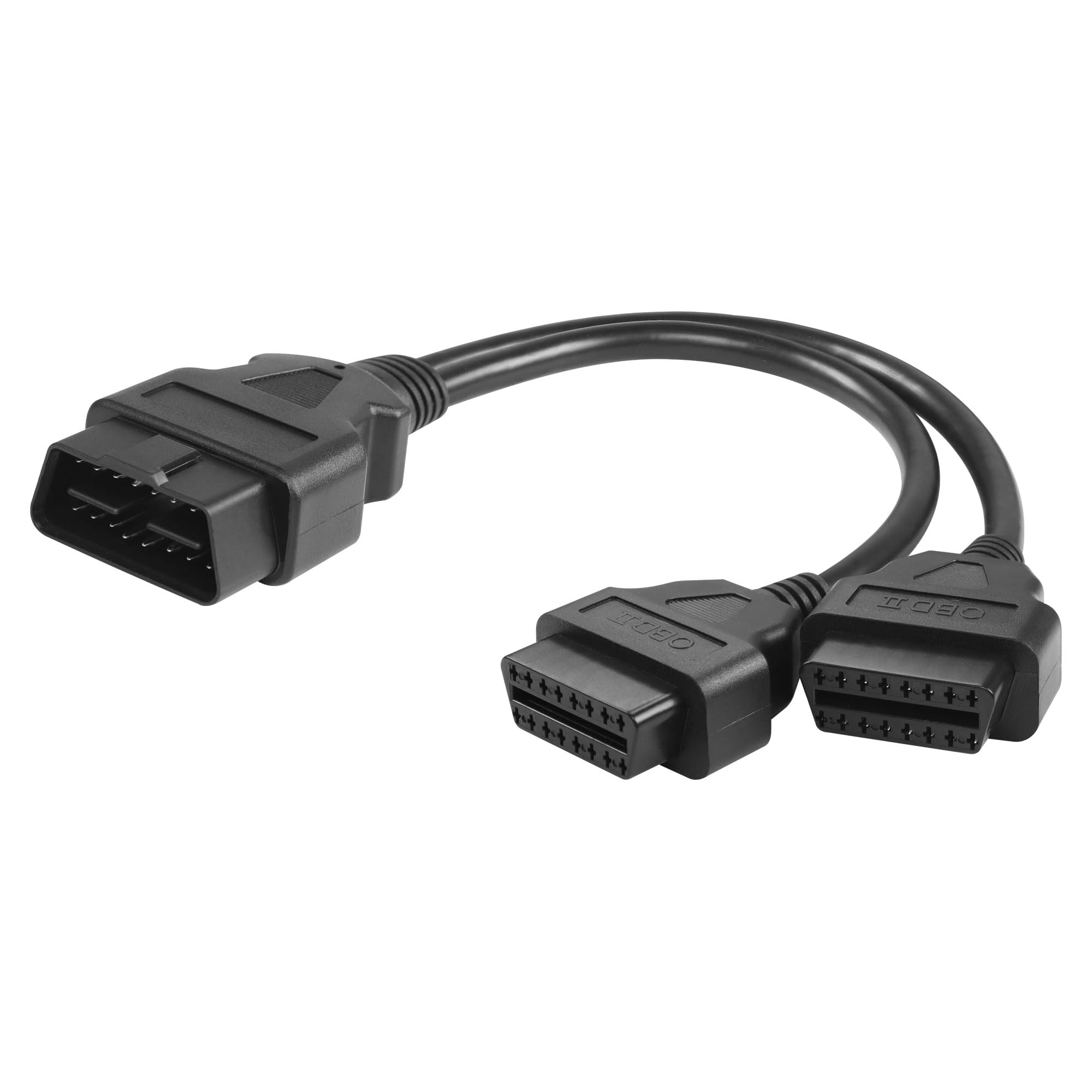 

CERRXIAN OBD2 OBDII 16 Pin Turnout Y Cable 1 Male чёрный