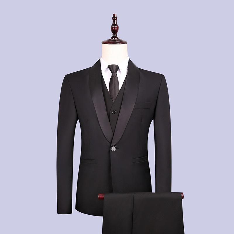 

Мужские облегающие костюмы-тройки и повседневные куртки M Jacket + 29 Pants + M Vest