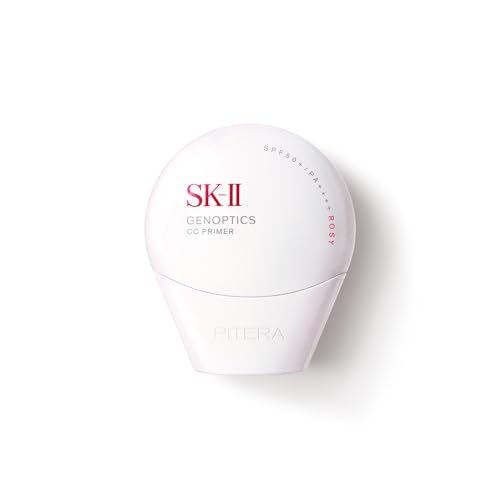 SK-II Genoptics CC Праймер, 30 г, Розовый, SPF50+/PA++++, Белый цветочный аромат, Ниацинамид и Pitera