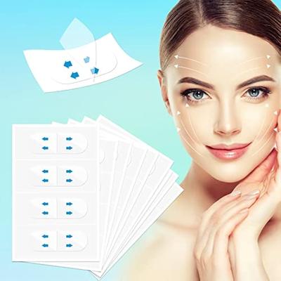 120PCS Face Tape Lifting Invisible Facelift Tape for Face Face Lifter Tape Makeup Tape Instant Face Lift Neck Tape Facial Tape