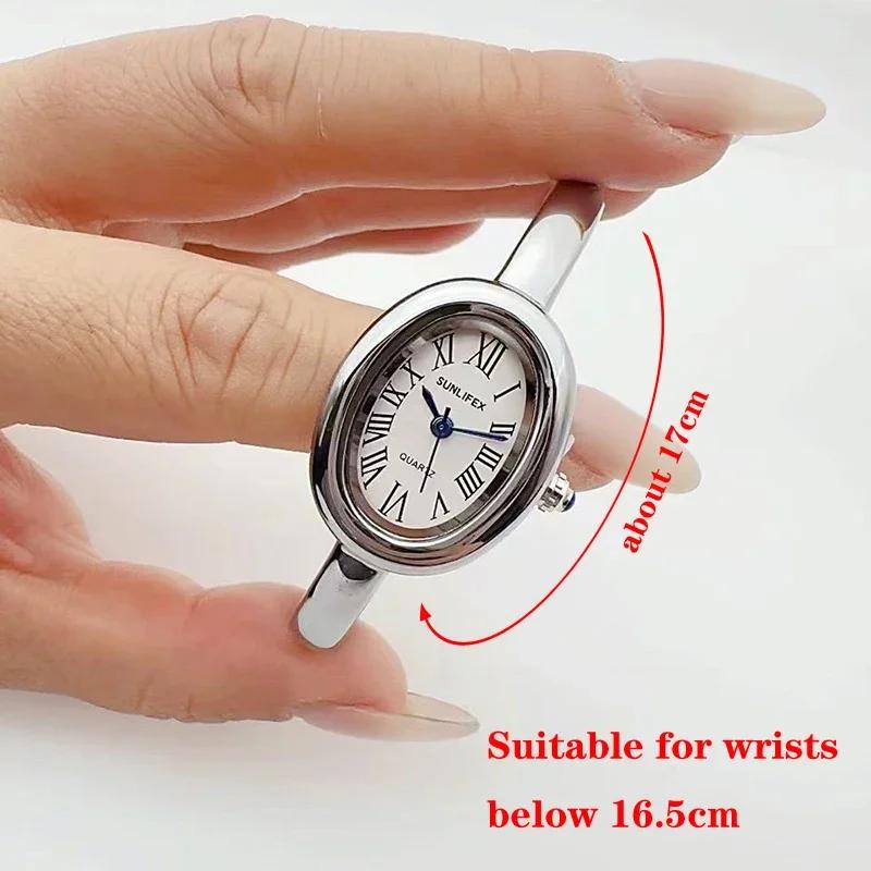 

Дропшиппинг Часы Известного Бренда Женские Инкрустированные Бриллиантами Овальный Циферблат Кварцевые Часы Роскошные Подарки Браслет Наручные Часы Reloj Mujer