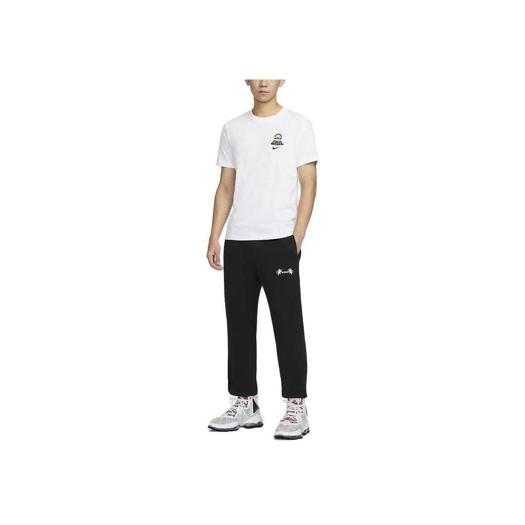 Nike LeBron Einfarbiges Fleecegefüttertes Strick-Sweatpants Herren Unterteile Schwarz FB7128-010