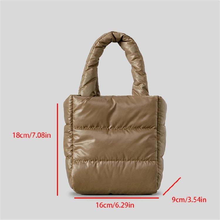 Fashion Large Tote Puffer Shoulder Bag Stylish and Spacious Handbag for Women