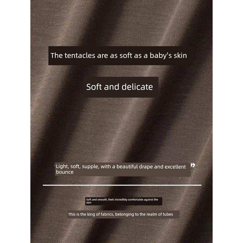 High-Density Modal Short-Sleeve T-Shirt for Men, 2024 New Trendy Summer Export Versatile Base Layer Tee