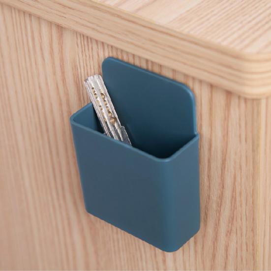 Storage Container Free Punch Storage Mobile Phone Holder Wall Mount Remote Control Storage Box for Bedside Table
