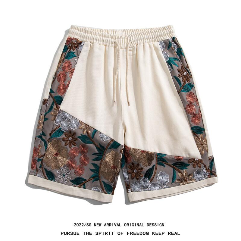Summer Men Japanese Embroidery Shorts Men Casual Shorts Men Chinese Style Shorts Brand Beach Shorts Male Boardshort