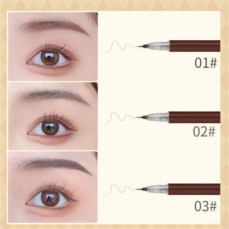 Ultra-fine Eyebrow Pencil Outline Shadow Lying Silkworm Eyeliner Waterproof Non-smudge Lasting Colorfast Liquid Eyebrow Pencil