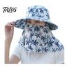 Outdoor Sports Headwear Sun Hat with Neck Flap & Face Shield, Foldable Wide Brim Summer Breathable Gardening Beach Hat, UV Protection Fishing Cap for