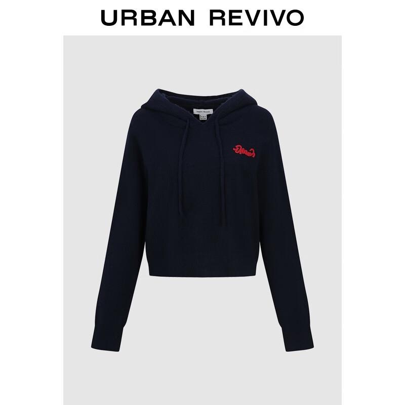 

UR Women s 2025 Winter Hooded Drawstring Knit Sweater M