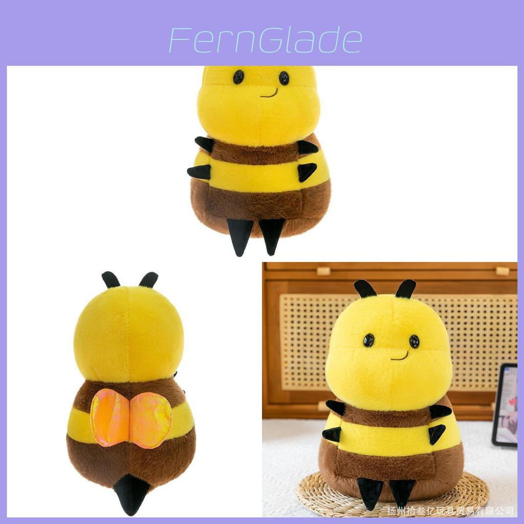 Cute Bee Plush Toy Cartoon Pillow For Kids Baby Gift Home Decor