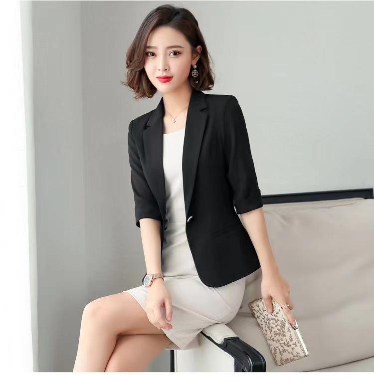 Women's Elegant British Style Two-Piece Suit for Spring and Autumn