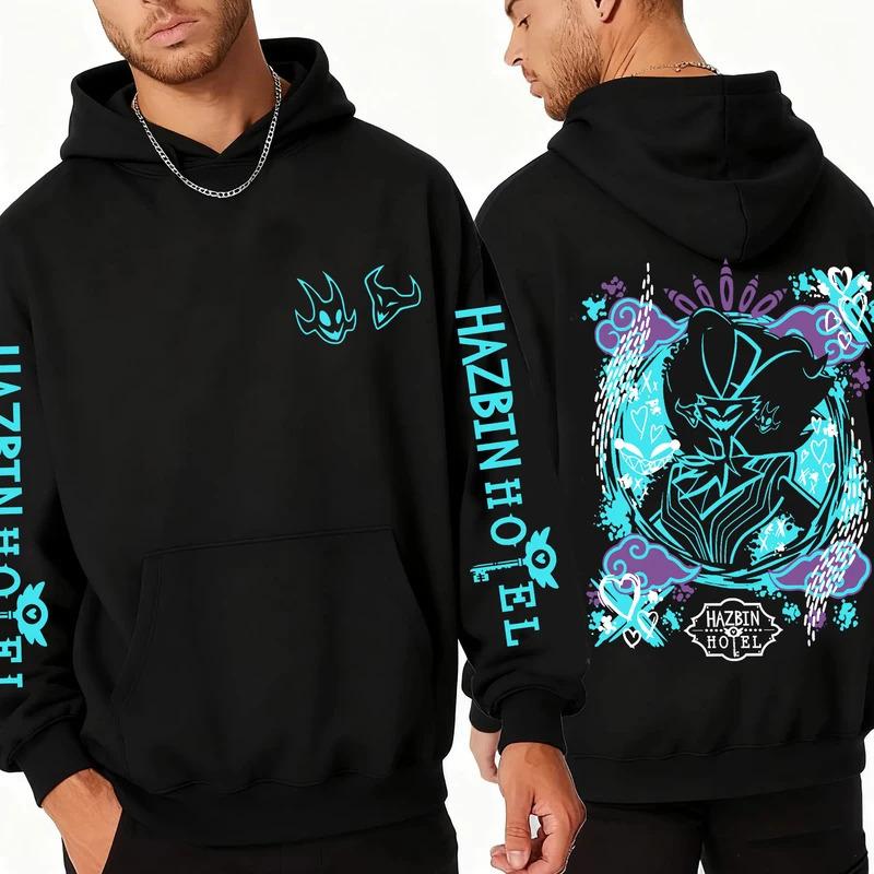 Hot Anime Hazbin Hotel Hoodie Man Woman Harajuku