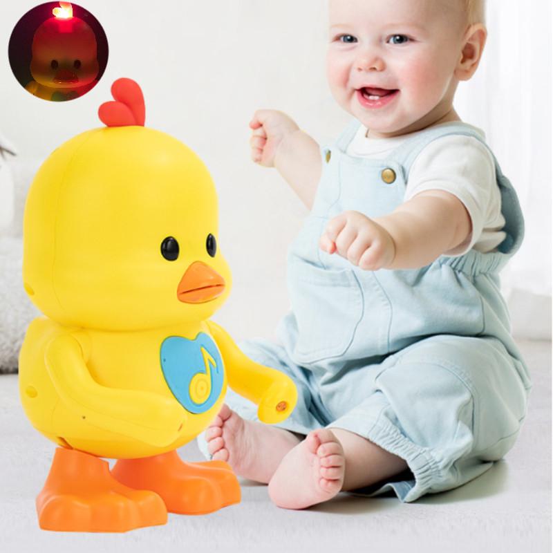 Duck Dancing Toy With Sing Musical Light For Children Gifts Early Education
