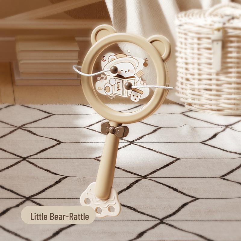 Children's Soothing Percussion Set: Rattle, Drum, and Horn Toys