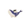 Whale and Girl Shape Lapel Pin Gothic Cartoon Pins Classic Punk Fashion Enamel Brooch Pins Denim Backpack Badges Gifts