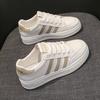 Leather soft-soled white shoes women's shoes spring new versatile board shoes flat casual shoes women's sports shoes