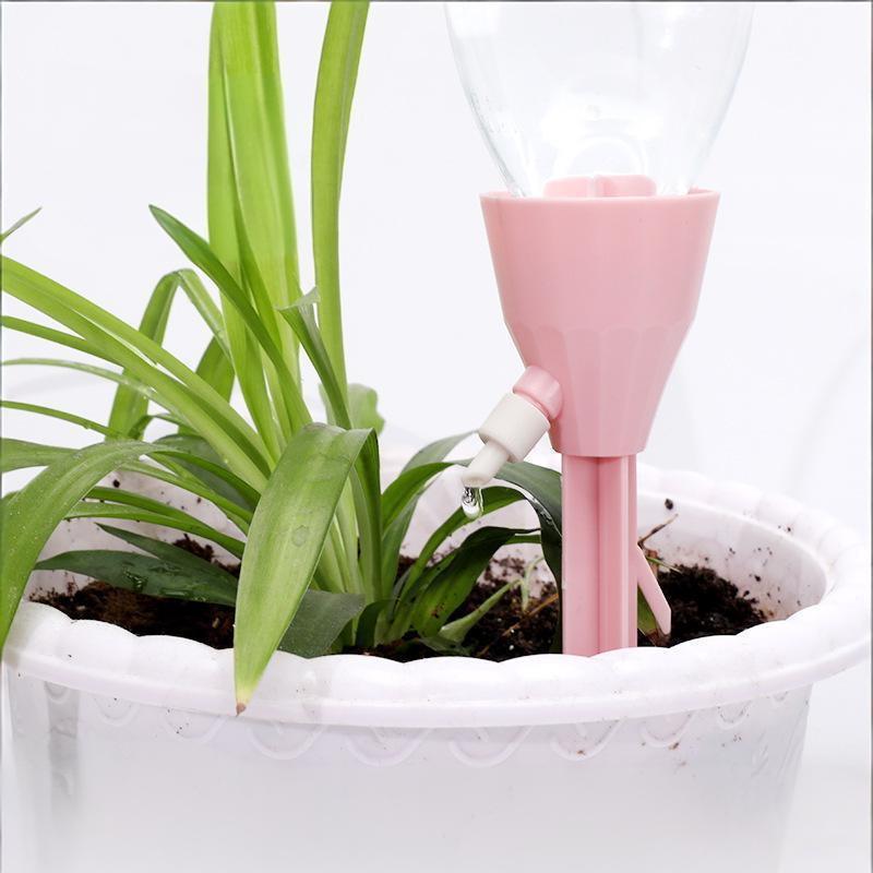 10Pcs Automatic Drip Irrigation System Self Watering Adjustable For Flower Plants Greenhouse Garden Auto Water Dripper Device