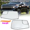 Rearview Mirror Glass Lens For Chevrolet Silverado 1500 For GMC Sierra 1500 -2025 Heated Side Mirror Glass Car Accessories