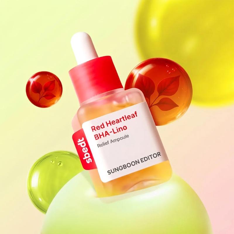 SUNGBOON EDITOR Red Heartleaf BHA-Lino Relief Ampoule 40ml