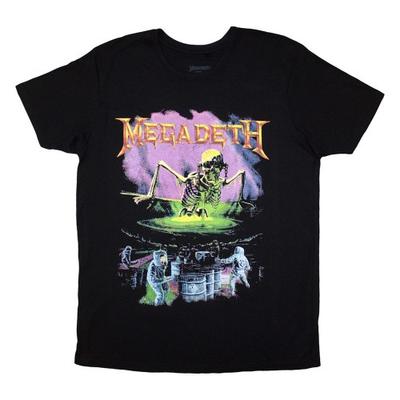 Megadeth Unisex Adult Contaminated Back Print T-Shirt