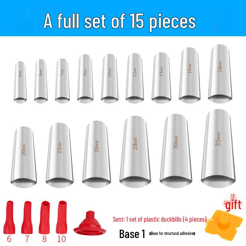 Multi-Functional Silicone Glue Scraper for Trimming, Filling, and Leveling