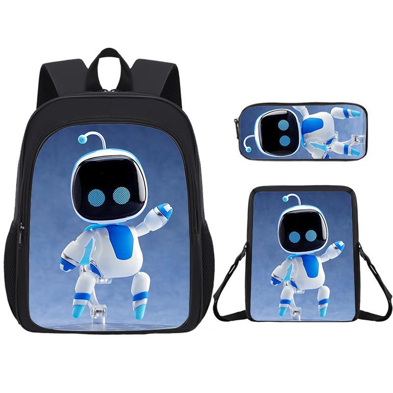 

Cartoon Student Backpack Pack With Astro Bot Graphic Printing Design Daily For 12