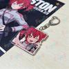 Cute Anime Girl Kasane Teto Keychain Accessories Bag Kawaii Manga Key Ring Chains Jewelry Fans Friends Birthday Gifts