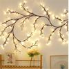 Starry LED Vine Lights: Colorful Wall Decorations for Living Room, Bedroom, and Holiday Atmosphere.