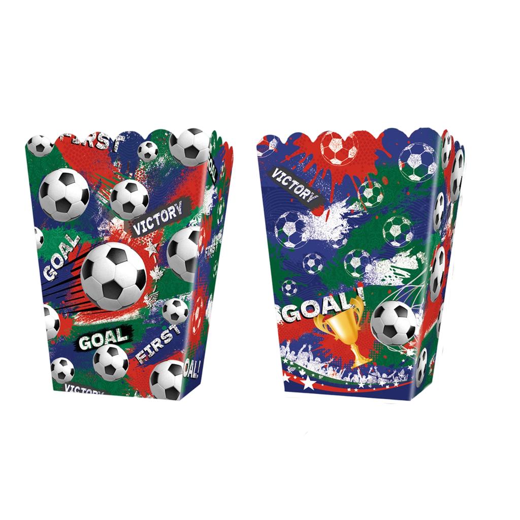 Themed Party Tableware, Football Flag Paper Tray, Paper Cup, Tissue Tablecloth, Decoration