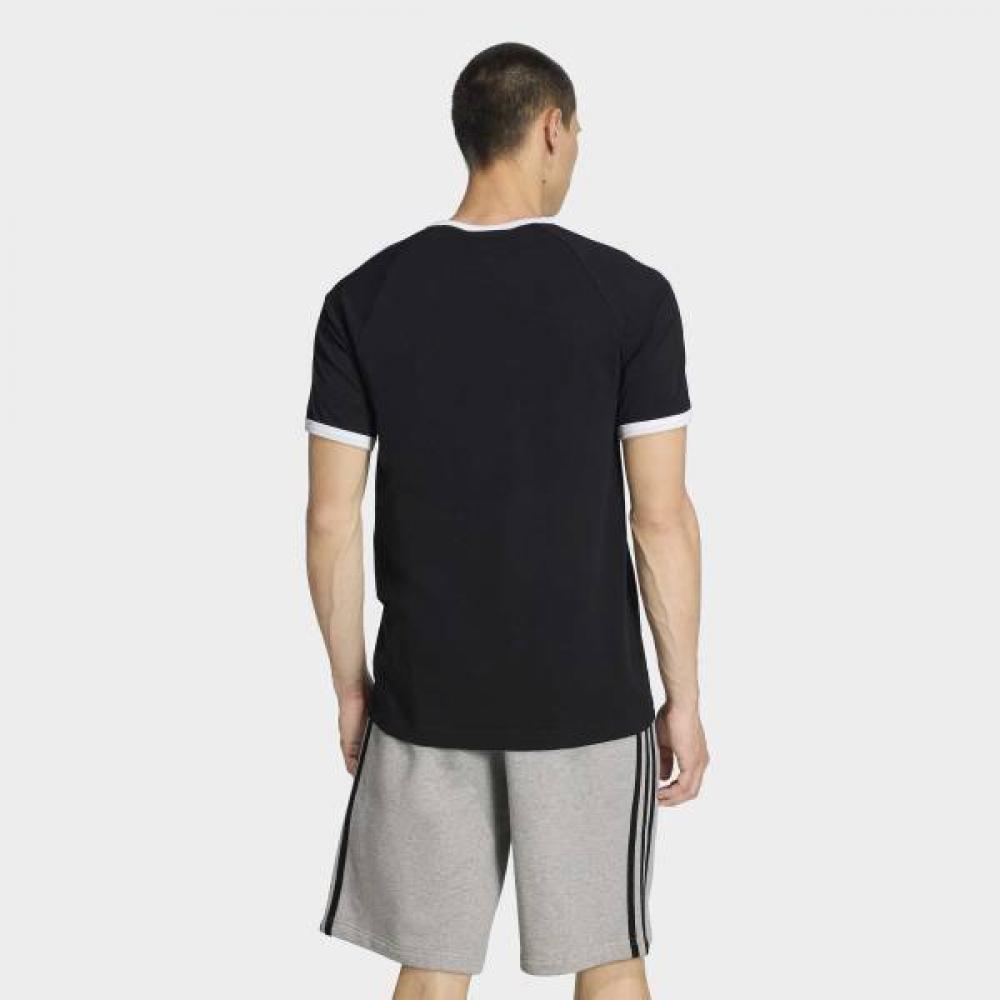 adidas 3 STripe Slim Ringer T shirT Kf0417