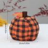 4/5/6in Checkered Fabric Pumpkin PP Cotton Filled Knitted Fabric Small Size Soft Pumpkin Plush Toys
