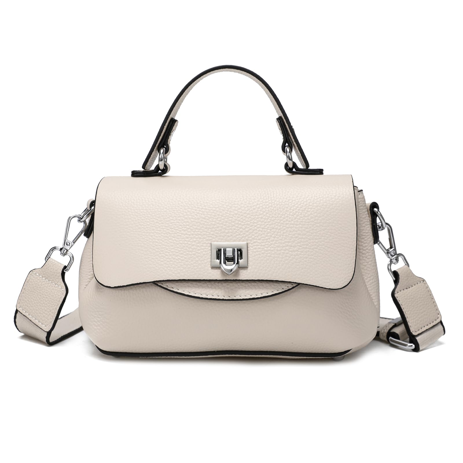 

Shoulder genuine for commuting [imeetu] bag, leather, ladies, 3-way, handbag, crossbody, shoulder, handbag, lightweight, small, high-end look, слонова кістка