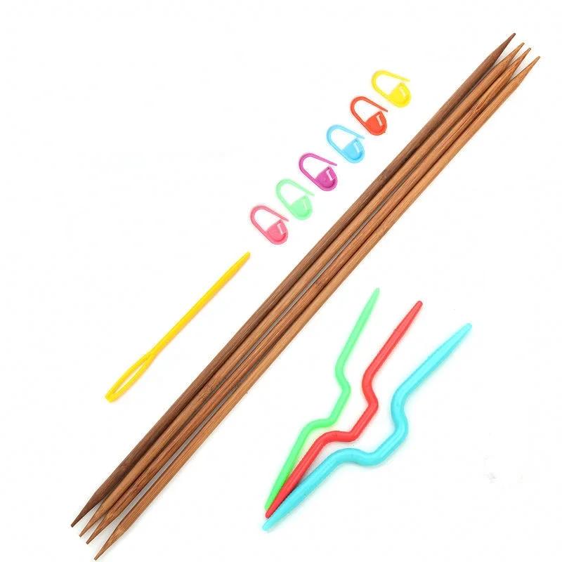 Novice Knitting Tool Set Steel Needle Ring Needle Sweater Needle Crystal Knitted Scarf Stick Needle Hand Knitted Sweater Needle
