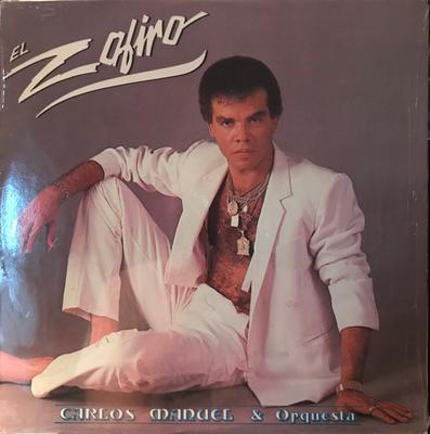 LP Record CARLOS MANUEL & ORQUESTA - El Zafiro LPM019 Mundo Records 1986 US Latin Used